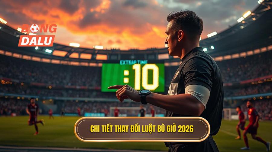 2. Chi tiết thay đổi Luật bù giờ 2026