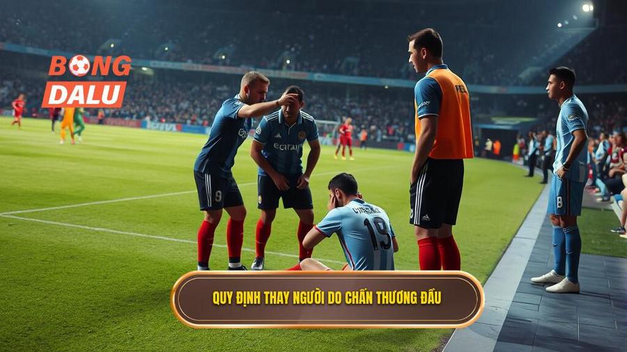 2. Quy định thay người do chấn thương đầu