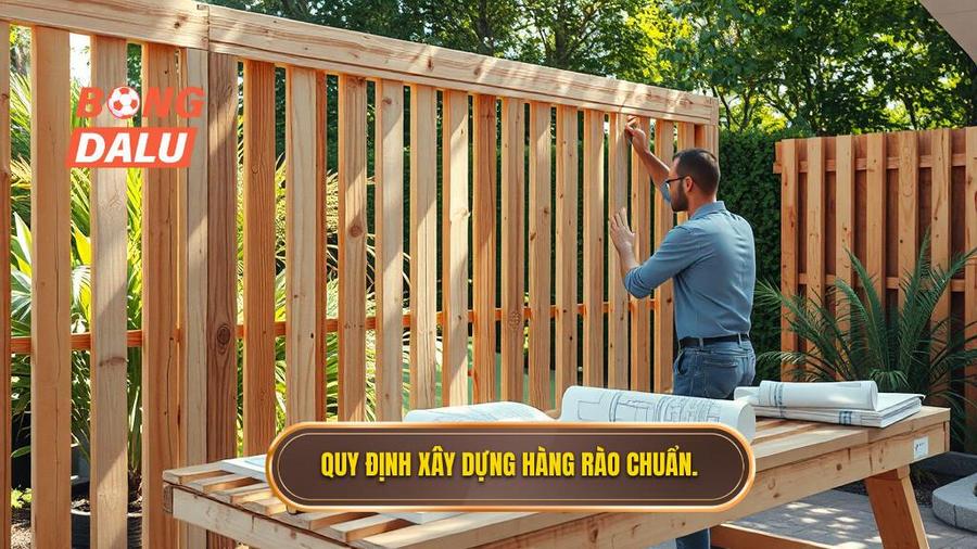 3. Quy định xây dựng hàng rào chuẩn.
