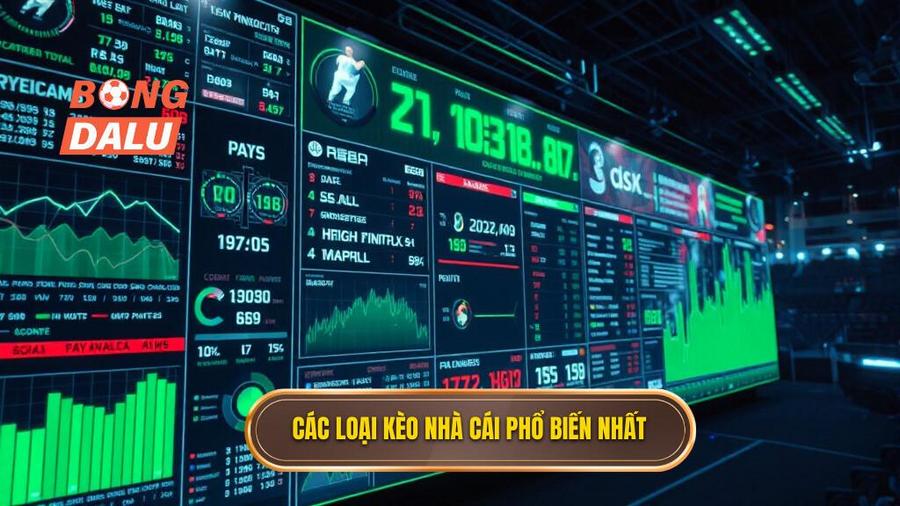 Các loại kèo phổ biến trên Bảng kèo nhà cái chính thức