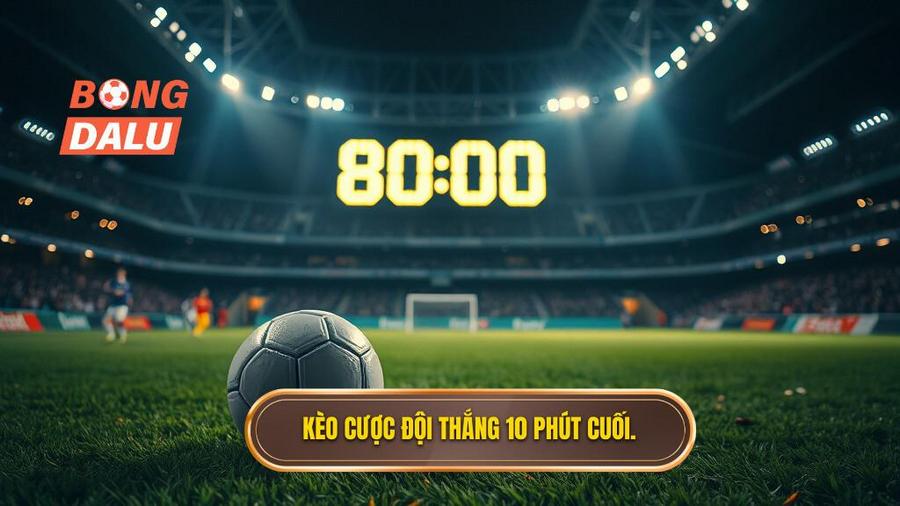 Hiểu rõ về Kèo cược đội thắng trong 10 phút cuối trận